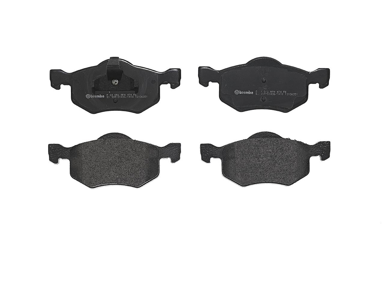 Jarrupalat, levyjarru BREMBO P 24 056 BREMBO Prime P 24 056 FORD MAVERICK 2024 Etujarrupalat ja takajarrupalat