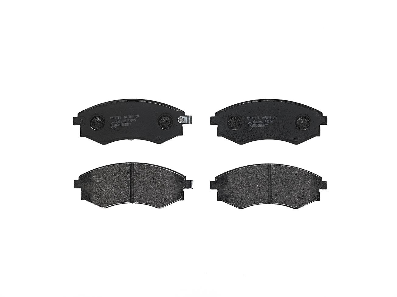BREMBO Bremseklodser P 30 022 Bremsesystem FERRARI F430 Coupe: Bremseklodser BREMBO Prime P 30 022