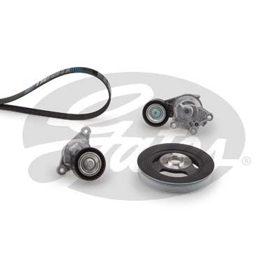 Moniurahihnasarja GATES K046PK1020EST GATES Micro-V Kit ESTART K046PK1020EST PEUGEOT 208 2014 Moniurahihnasarja