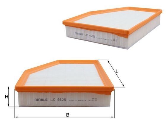 KNECHT Air filter LX 4625 BMW 7 Series KNECHT air filter LX4625
