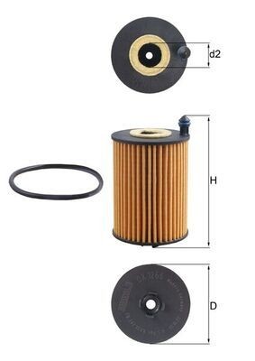 KNECHT Filtro olio OX 1266D OX 1266D Filtro olio SKODA FABIA KNECHT costo