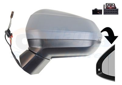 Sidespejl VAN WEZEL 0374807 VAN WEZEL 0374807 Sidespejle AUDI Q2 2019