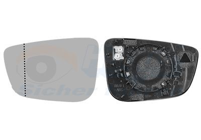 VAN WEZEL Sklo vonkajżieho zrkadla 0593837 VAN WEZEL 0593837 Sklo spätného zrkadla BMW i4 (G26) za nízku cenu