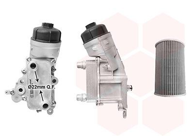 VAN WEZEL Ψυγείο λαδιού, λάδι κινητήρα 17013103 17013103 Ψυγείο λαδιού VAN WEZEL FIAT UNO