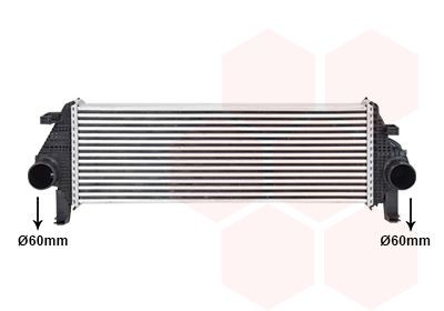 VAN WEZEL Intercooler 21014703 VAN WEZEL 21014703 Radiador do ar de sobrealimentação JEEP Renegade BU baratos
