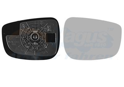 Mirror Glass, outside mirror VAN WEZEL 2791832 VAN WEZEL 2791832 2017 MAZDA CX-3 glass for wing mirror replacement