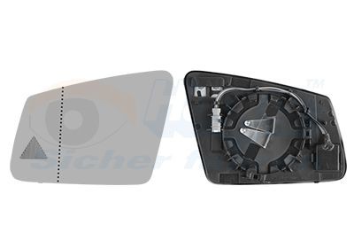 VAN WEZEL Spoguļstikls, Ārējais atpakaļskata spogulis 3044835 VAN WEZEL 3044835 orģinālās Atpakaļskata spogulis Mercedes S212 cena