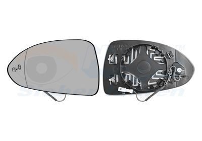 VAN WEZEL Backspegelglas 3804835 VAN WEZEL 3804835 Backspegelglas Zafira C Tourer (P12) original
