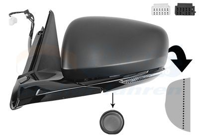 VAN WEZEL Buitenspiegel 4317817 4317817 VAN WEZEL Buitenspiegel Subaru goedkoop