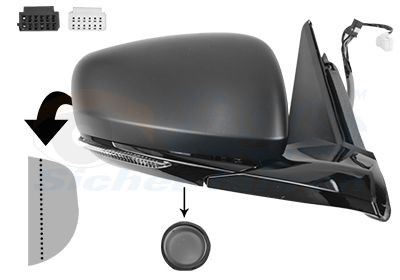 VAN WEZEL Backspegel 4317818 Renault Grand Scenic 4 Backspegel VAN WEZEL 4317818