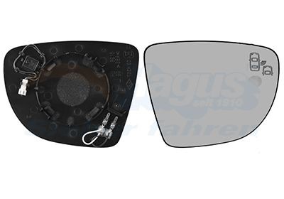 Mirror Glass, outside mirror VAN WEZEL 4420836 VAN WEZEL 4420836 NISSAN PATROL 2003 glass for wing mirror price