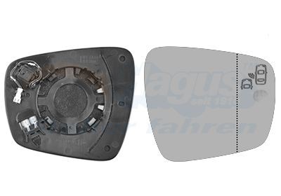 VAN WEZEL Vetro specchio, specchio esterno 4424836 VAN WEZEL 4424836 Vetro specchio, specchio esterno