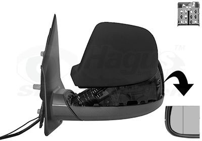 VAN WEZEL Εξωτερικός καθρέπτης 5791855 VAN WEZEL 5791855 Καθρέφτης California T6 Microbus (SGC, SGG, SHC) γνήσια τιμες