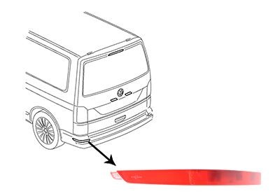 VAN WEZEL Heijastin 5791929 VAN WEZEL 5791929 VW T6 Transporter takaheijastin hinta