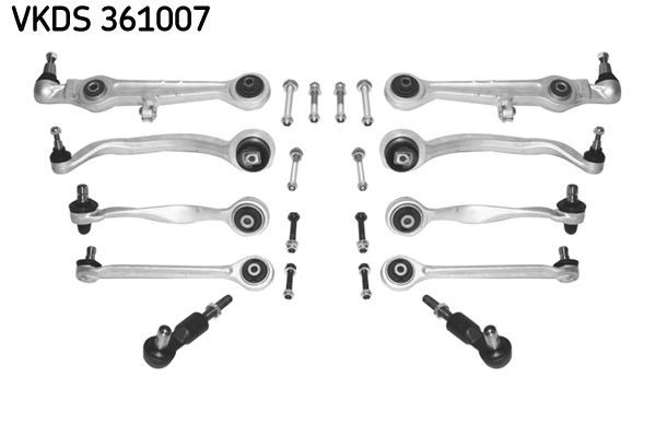 SKF Repair Kit, stub axle VKDS 361007 SKF VKDS 361007 AUDI A2 (8Z0) kingpin replacement