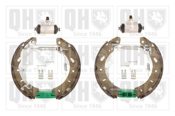 QUINTON HAZELL Jarrukenkäsarja BS1203K2 Ford Transit Courier Farmari rumpujarru QUINTON HAZELL BS1203K2