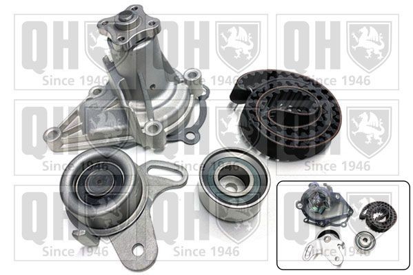 Water pump and timing belt kit QUINTON HAZELL QBPK6550 QUINTON HAZELL QBPK6550 2011 KIA RIO timing belt and water pump replacement