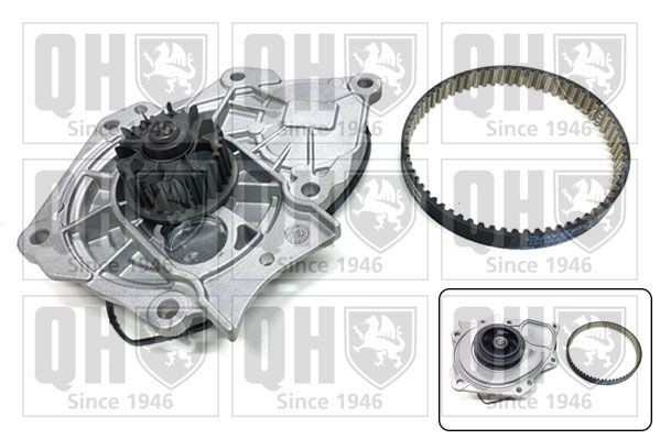 Bomba de água + kit de correia dentada QUINTON HAZELL QBPK9169 QUINTON HAZELL QBPK9169 Bomba de água + kit de correia de distribuição AUDI Q7 2011