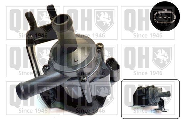 QUINTON HAZELL Auxiliary water pump QCP3966 QUINTON HAZELL QCP3966 FORD Focus Mk3 Box Body / Hatchback auxiliary water pump replacement