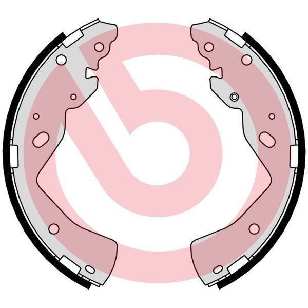 BREMBO Bremžu loku komplekts S 49 527 Trumuļu bremzes BREMBO Mazda MPV S 49 527