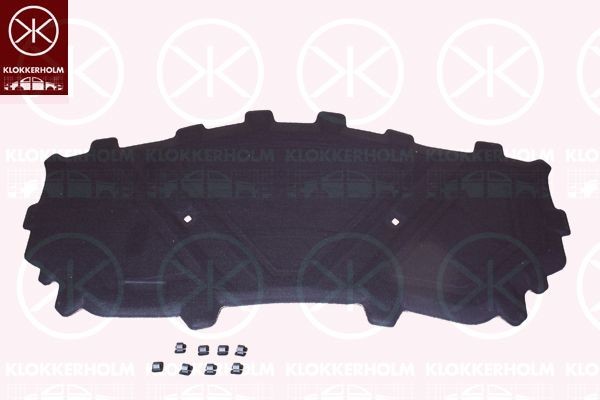 KLOKKERHOLM Insonorisation du compartiment moteur 00412850 00412850 Isolant de capot moteur SEAT LEON KLOKKERHOLM