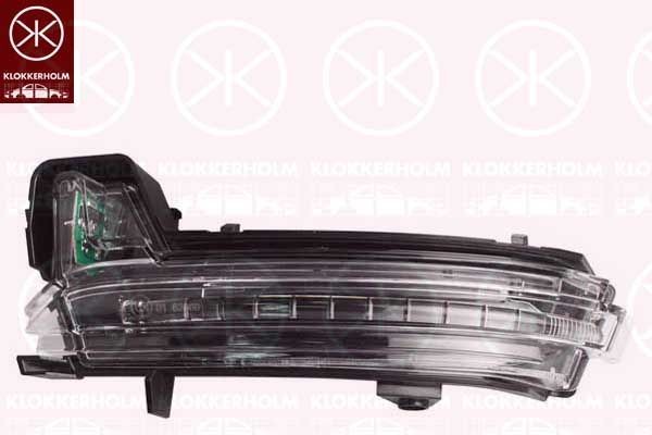 KLOKKERHOLM Blinker 75381057 75381057 KLOKKERHOLM blinkersglas Lancia DEDRA