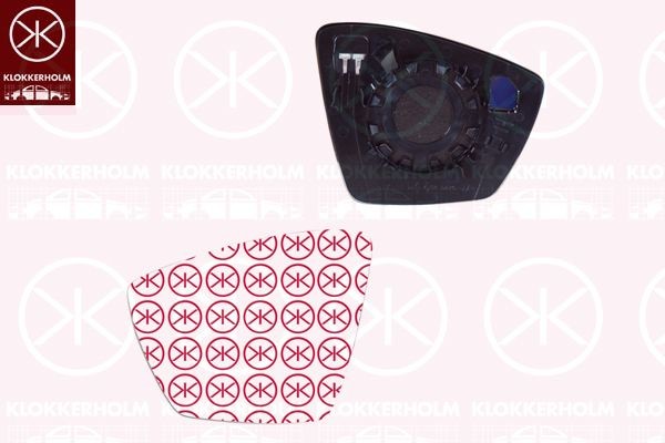 KLOKKERHOLM Spiegelglas 75381062 75381062 Spiegelglas FORD USA EXPLORER KLOKKERHOLM