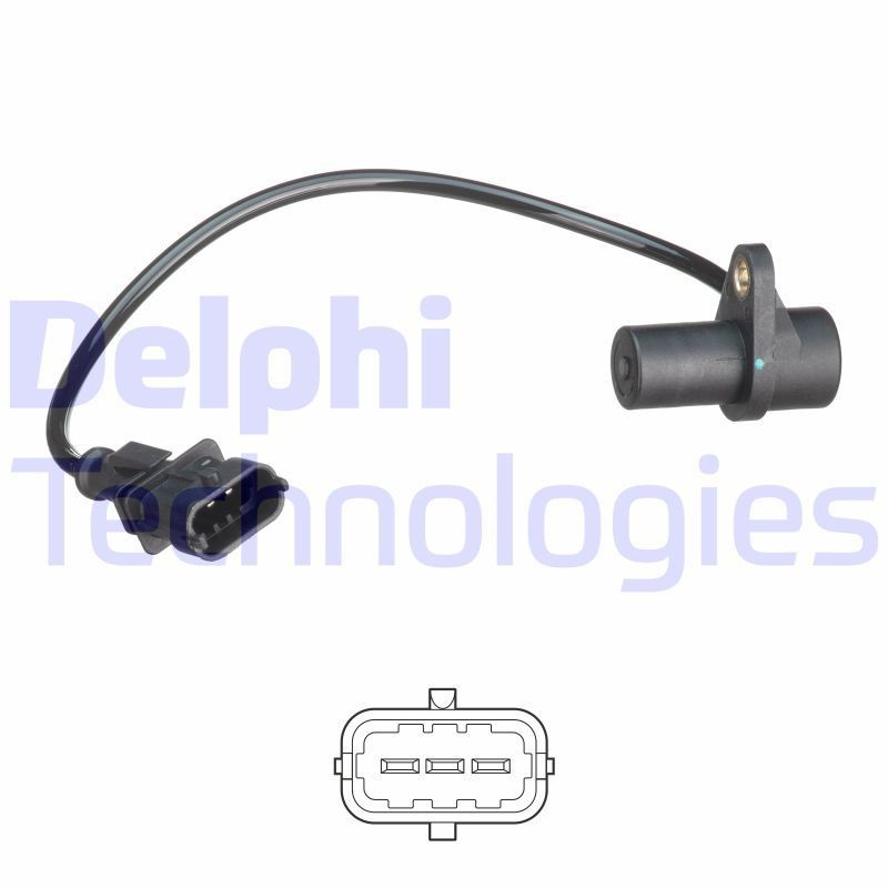 Kurbelwellensensor DELPHI SS11491 DELPHI SS11491: OT-Geber Ford RANGER 2003