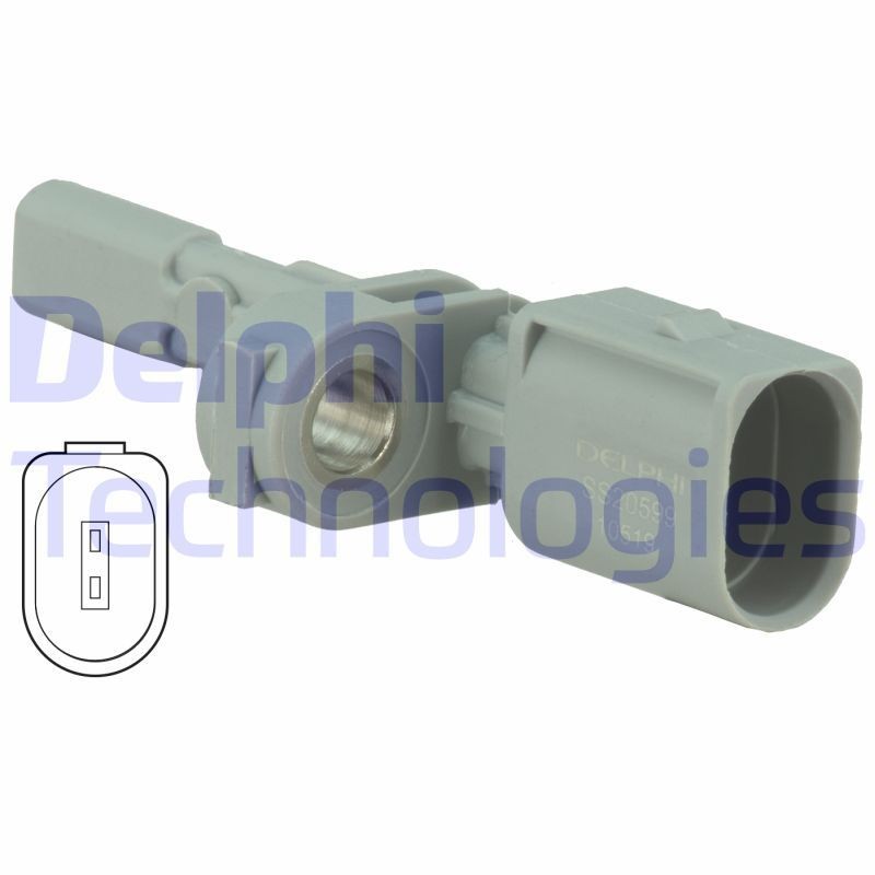 DELPHI Wielsnelheidssensor (ABS) SS20599 DELPHI SS20599 originele Abs sensor Leon IV Sportstourer (KL8) kosten