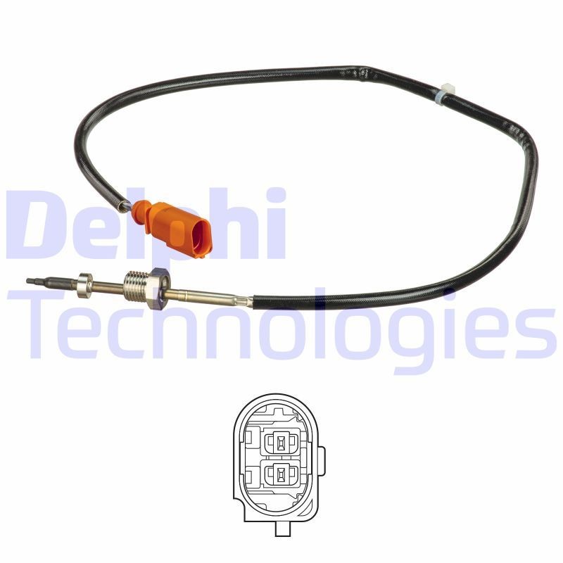 DELPHI Palpeur, température des gaz TS30164 TS30164 Sonde de température DELPHI AUDI A6