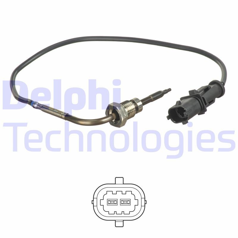 Sensore, Temperatura gas scarico DELPHI TS30170 DELPHI TS30170 Sensore temperatura FAP Fiat GRANDE PUNTO 2013