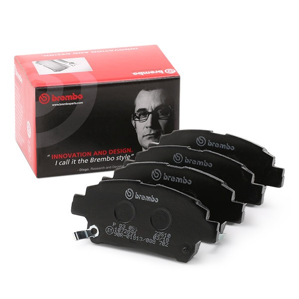 BREMBO Jarrupalat, levyjarru P 83 051 BREMBO P 83 051 Jarrupalat, levyjarru TOYOTA Corolla IX Station Wagon (E120) 1.8 (ZZE122_) 126 hv 2005