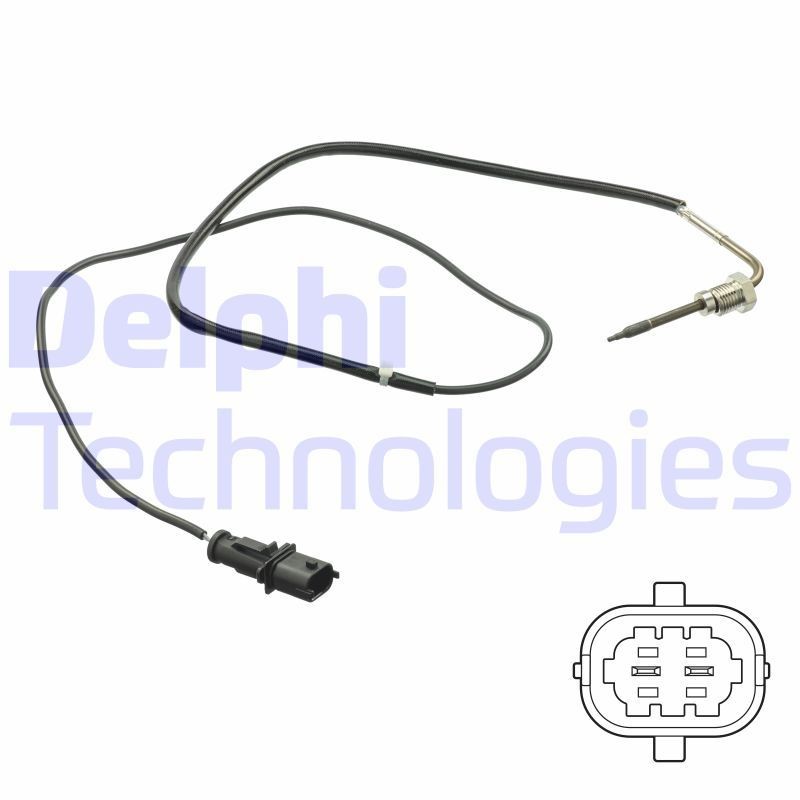 DELPHI Sensor, temperatura dos gases de escape TS30190 DELPHI TS30190 Sensor temperatura dos gases de escape FIAT Doblo 119 originais preço