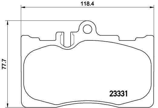 BREMBO Bremseklosser P 83 058 BREMBO P 83 058 Bremseklosser LEXUS LS III (XF30) 430 (UCF30) 282 hk 2001