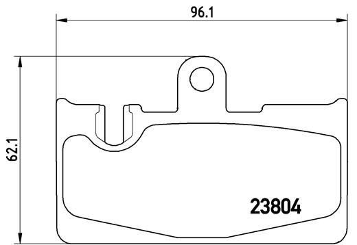 BREMBO Bremseklosser P 83 059 BREMBO P 83 059 Bremseklosser LEXUS LS III (XF30) 430 (UCF30) 282 hk 2000