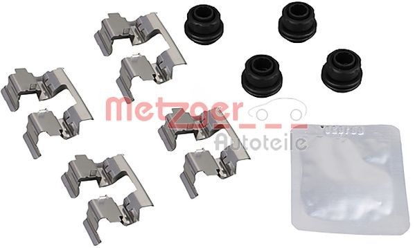 METZGER Monteringssett, bremseklosser 109-0013 109-0013 Tibehørsett, skivebremse belegg CHEVROLET SPARK METZGER
