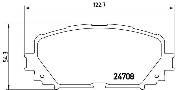 BREMBO Pastilhas de travão P 83 101 BREMBO P83101 Pastilha Toyota Verso-S 120D preço
