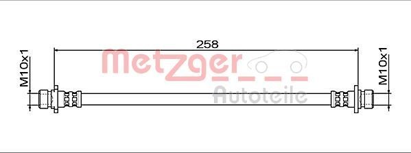 METZGER Tubo freno 4111942 4111942 Tubi freno METZGER HONDA SHUTTLE costo