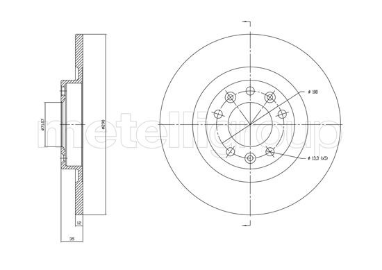 METELLI Bremseskive 23-1760C METELLI 23-1760C Zafira Life (K0) Sports bremseskiver pris