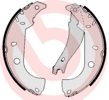 BREMBO Bremžu loku komplekts S 23 511 BREMBO S 23 511 Bremžu loku komplekts FIAT Fiorino II Pick-up (146) 1.5 Álcool (2553041) 73 ZS 1994