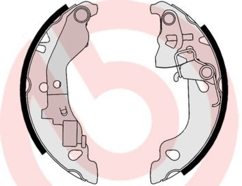 BREMBO Kit ganasce freni S 23 520 BREMBO S23520 Ganasce Alfa Romeo 166 originali