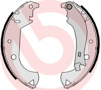 Piduriklotside komplekt BREMBO S 23 524 BREMBO S 23 524 FIAT DOBLO 2024 Trummelpiduriklotsid