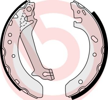 Bremsesko sett BREMBO S 23 578 BREMBO S 23 578 Bremsesko sett FORD ESCORT 2000