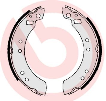 BREMBO Sada brzdových čeľustí S 24 501 BREMBO S 24 501 Sada brzdových čeľustí 340-360 Sedan (344) originálne cena