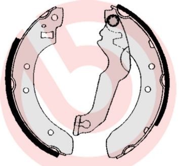 BREMBO Bremsbackensatz S 24 507 BREMBO S 24 507 Bremsbackensatz FORD Mondeo Mk3 Limousine (B4Y) 2.5 V6 170 PS 2001