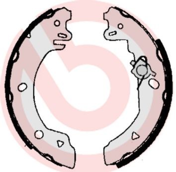 BREMBO Kit ganasce freni S 24 517 BREMBO S 24 517 Ganasce Ford Fiesta Mk3 originale prezzo