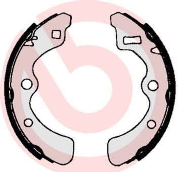 BREMBO Jeu de mâchoires de frein S 28 501 BREMBO S28501 Jeu de mâchoires de frein Civic II SF prix