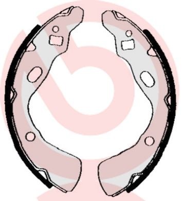 BREMBO Piduriklotside komplekt S 30 507 Trummelpiduriklotsid BREMBO CEE'D S 30 507 odav