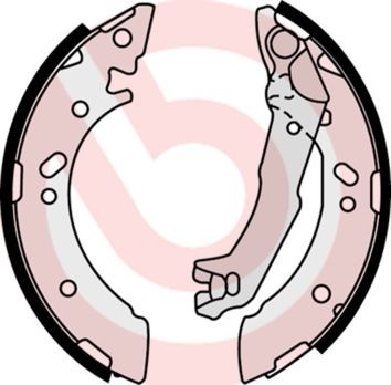 BREMBO Jogo de maxilas de travão S 30 510 BREMBO S 30 510 Jogo de maxilas de travão originais HYUNDAI