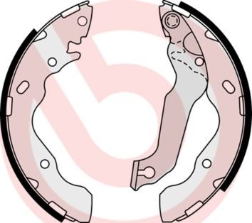 BREMBO Bromsbacksats S 30 511 BREMBO S 30 511 Bromsbackar HYUNDAI Elantra III Sedan (XD) bak och fram